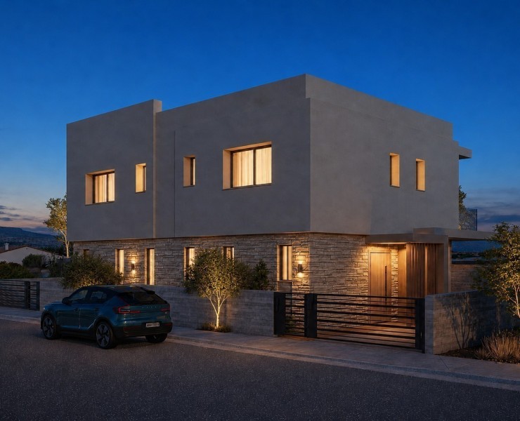 Geroskipou, Paphos Semi Detached Villa For Sale | C12401