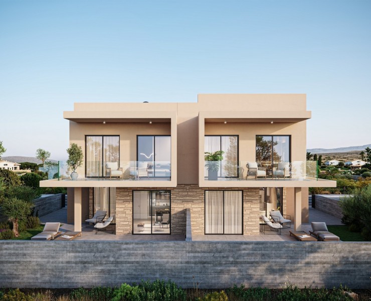 Geroskipou, Paphos Semi Detached Villa For Sale | C12402