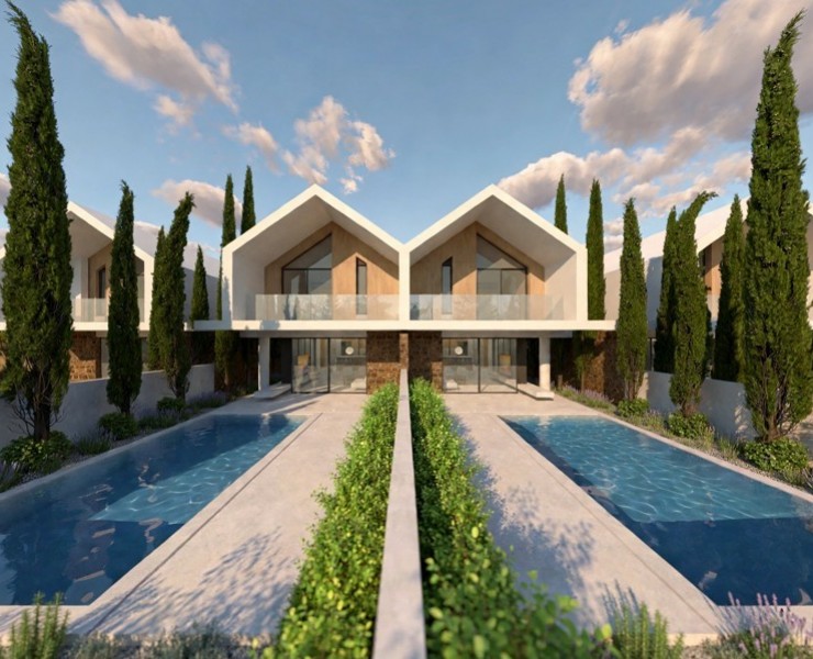 Choulou, Paphos Semi Detached Villa For Sale | C13090
