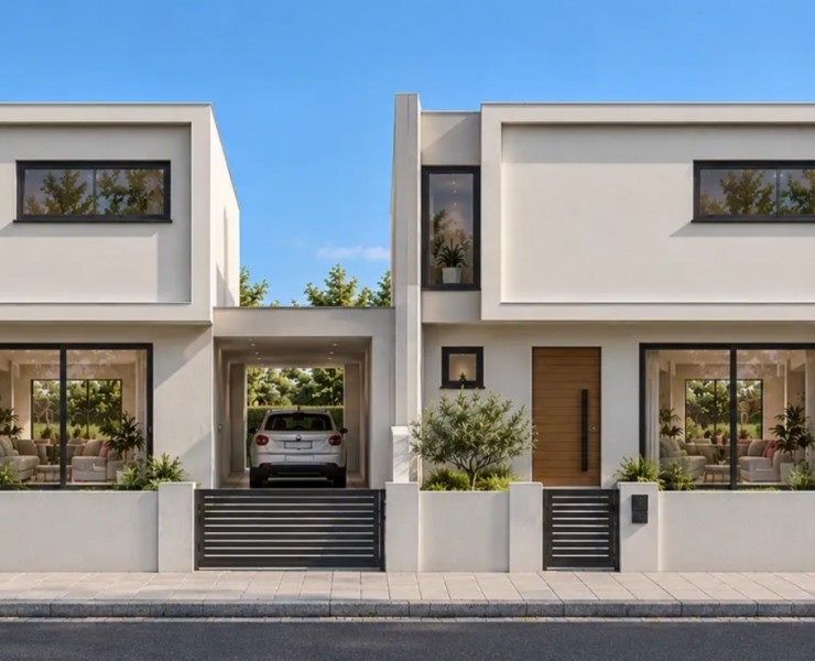 Kokkinotrimithia Semi Detached Villa For Sale | C13132