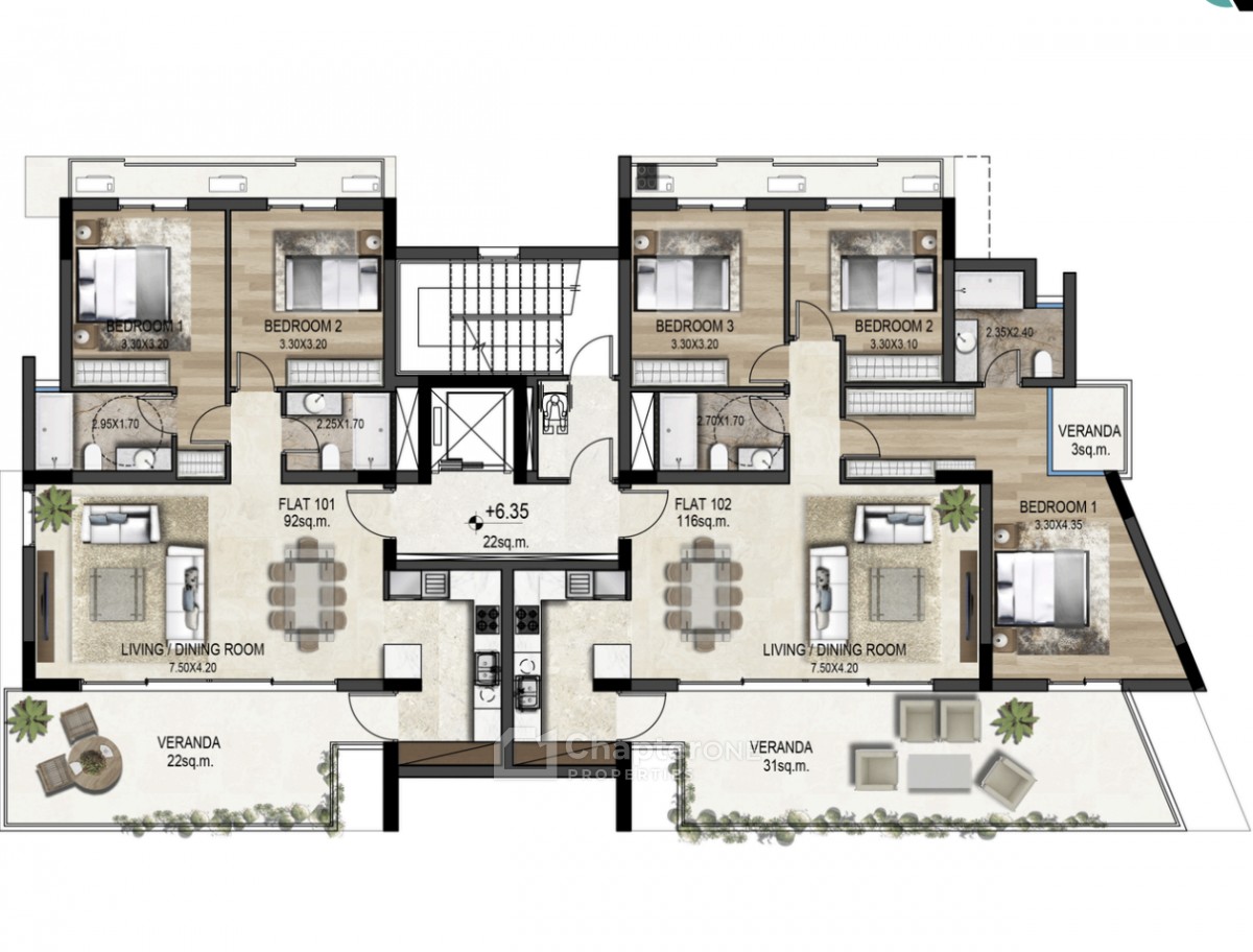 Apartment For Sale  in  Nicosia - Agios Andreas