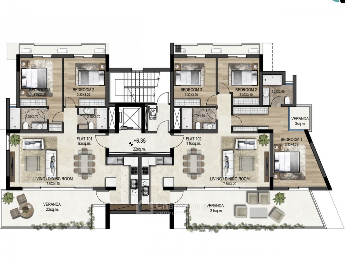 Apartment For Sale  in  Nicosia - Agios Andreas