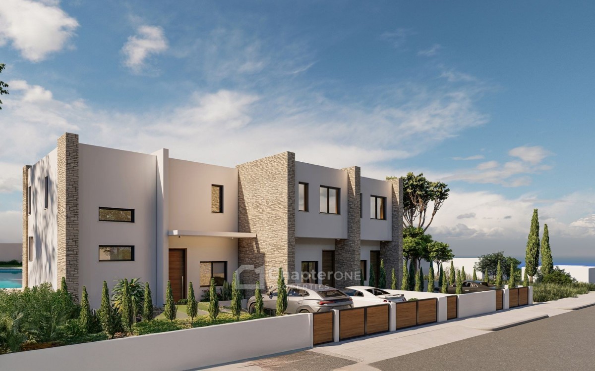 Semi Detached Villa For Sale  in  Peyia - Sea Caves