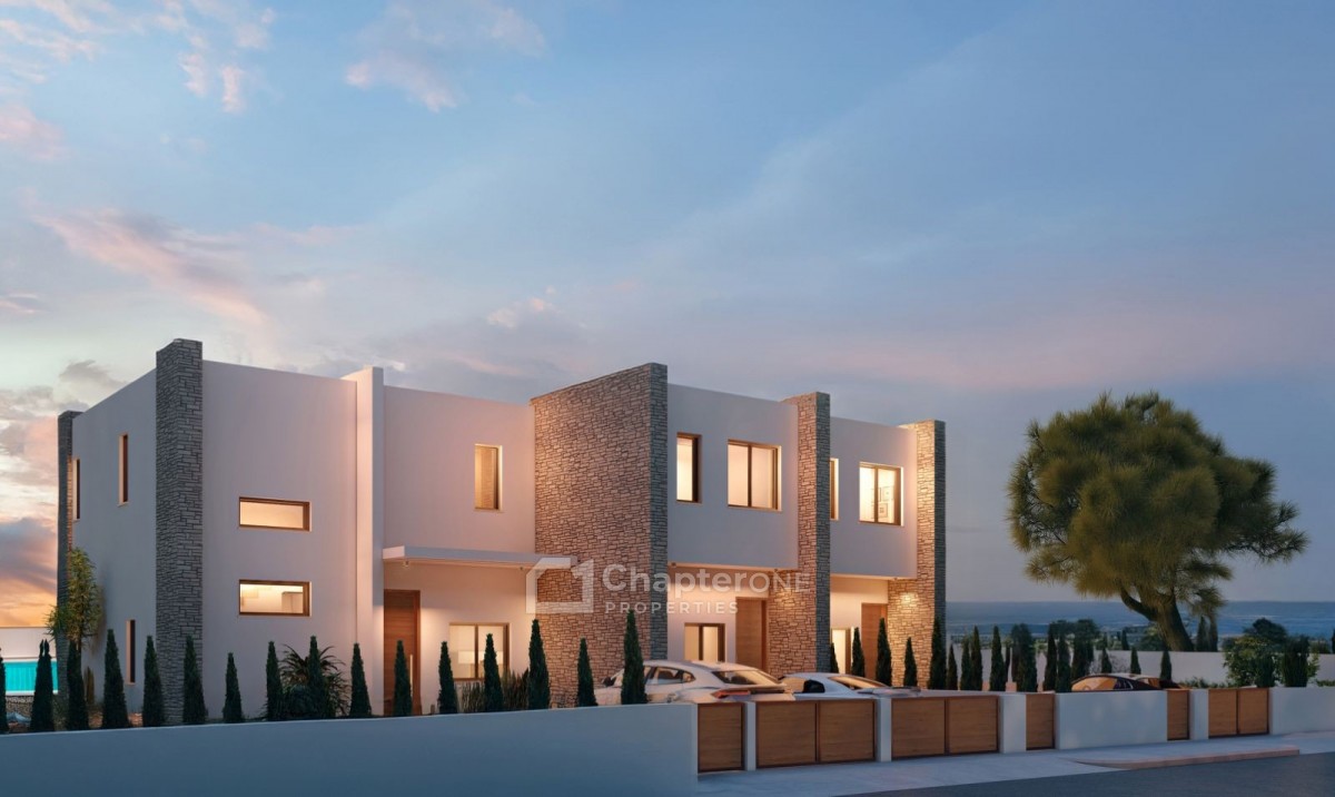 Semi Detached Villa For Sale  in  Peyia - Sea Caves
