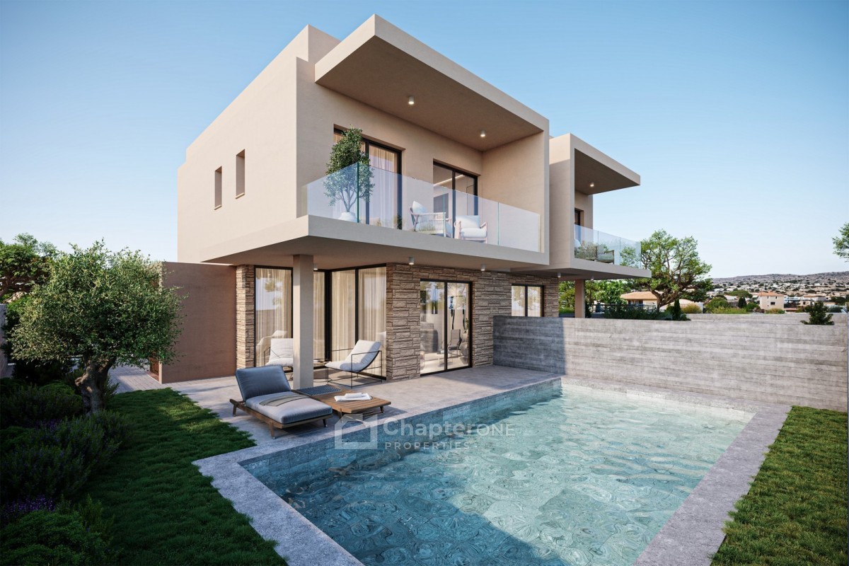 Semi Detached Villa For Sale  in  Geroskipou