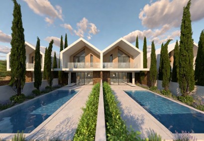 Choulou, Paphos Semi Detached Villa For Sale | C13090